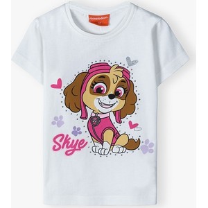 Bluzka dziecięca Psi Patrol z bawełny dla dziewczynek