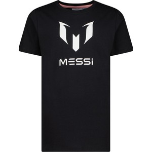 Czarna koszulka dziecięca Messi dla chłopców