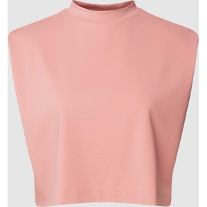Różowa bluzka Drykorn z krótkim rękawem