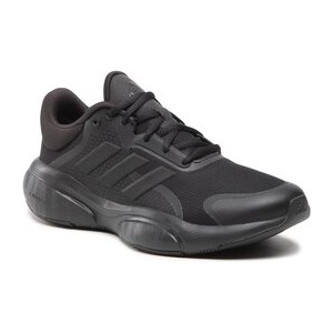 Czarne buty sportowe Adidas Performance z płaską podeszwą w sportowym stylu