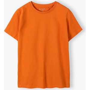 Pomarańczowa koszulka dziecięca 5.10.15. z krótkim rękawem dla chłopców