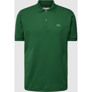Zielona koszulka polo Lacoste z bawełny w stylu casual