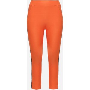 Pomarańczowe spodnie born2be w sportowym stylu