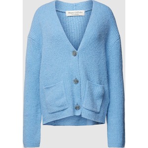 Niebieski sweter Marc O'Polo z bawełny w stylu casual