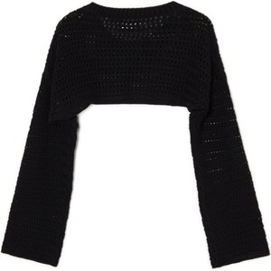 Czarny sweter Cropp w stylu casual z dzianiny