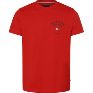 T-shirt Tommy Hilfiger z krótkim rękawem w stylu casual z nadrukiem