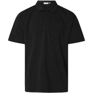 Czarna koszulka polo Calvin Klein z dzianiny w stylu casual