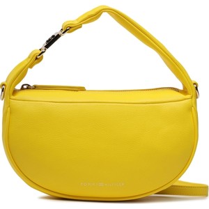 Żółta torebka Tommy Hilfiger matowa w stylu casual