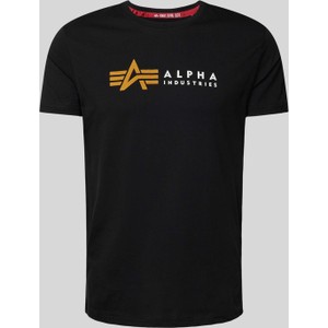 T-shirt Alpha Industries z nadrukiem z bawełny