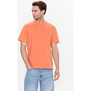 Pomarańczowy t-shirt United Colors Of Benetton z krótkim rękawem