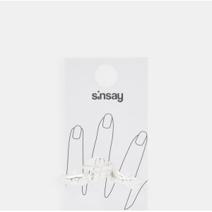 Sinsay - Pierścionki 3 pack - srebrny