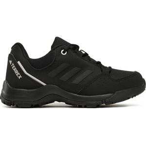 Czarne buty trekkingowe dziecięce Adidas dla chłopców sznurowane