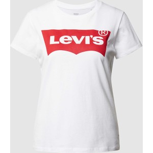 T-shirt Levis w młodzieżowym stylu z bawełny