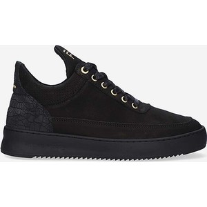 Czarne buty sportowe answear.com z płaską podeszwą sznurowane