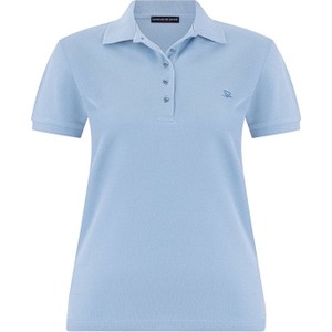 Niebieski t-shirt Giorgio Di Mare w stylu casual
