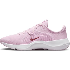 Różowe buty sportowe Nike sznurowane