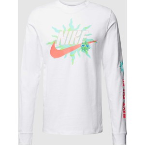 Koszulka z długim rękawem Nike z nadrukiem w młodzieżowym stylu