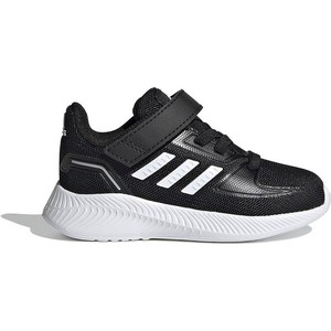 Czarne buty sportowe dziecięce Adidas dla chłopców sznurowane