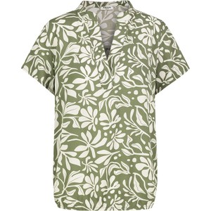 Zielona bluzka SUBLEVEL z dekoltem w kształcie litery v w stylu casual