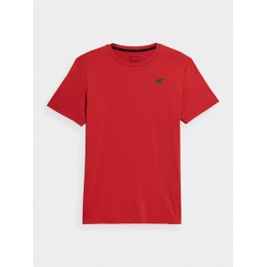 Czerwony t-shirt 4F