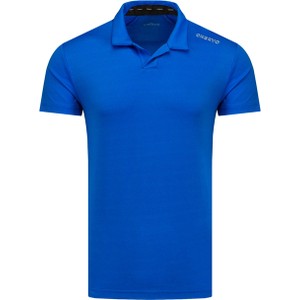 Niebieska koszulka polo Chervo w stylu casual z krótkim rękawem