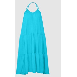 Niebieska sukienka Superdry z okrągłym dekoltem w stylu vintage oversize