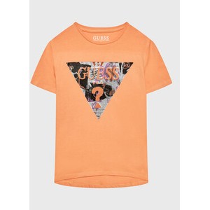 Pomarańczowa koszulka dziecięca Guess
