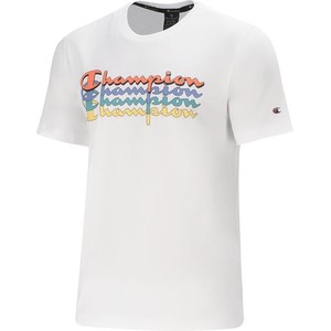 T-shirt Champion z krótkim rękawem z bawełny w sportowym stylu