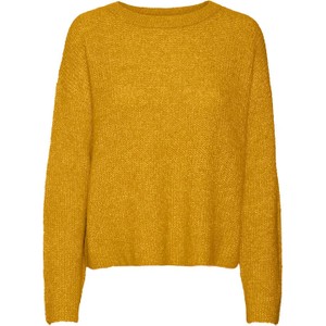 Żółty sweter Vero Moda w stylu casual