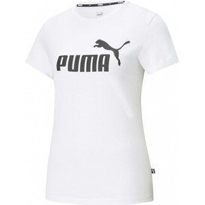 Bluzka Puma w sportowym stylu z krótkim rękawem z okrągłym dekoltem