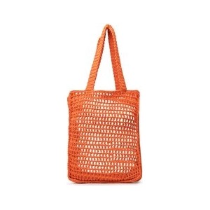 Pomarańczowa torebka Vero Moda duża matowa