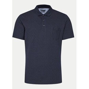 Granatowa koszulka polo Pierre Cardin w stylu casual