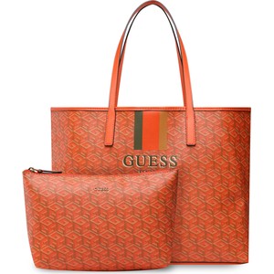 Pomarańczowa torebka Guess duża