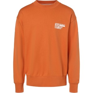 Pomarańczowa bluza Calvin Klein w stylu casual z nadrukiem