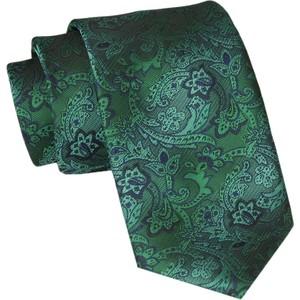 Zielony krawat Angelo Di Monti