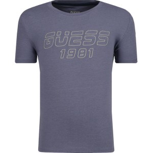 Koszulka dziecięca Guess dla chłopców z bawełny