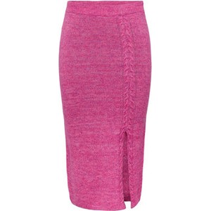 Różowa spódnica Pieces w stylu casual
