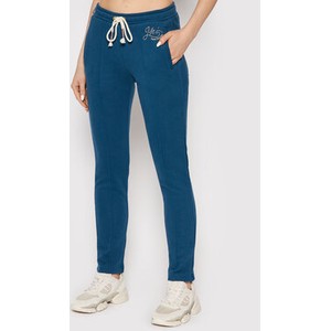 Niebieskie spodnie sportowe Femi Stories z dresówki w stylu casual