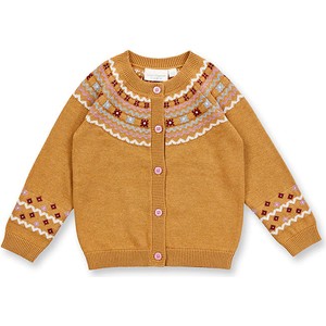 Brązowy sweter Limango Polska z bawełny