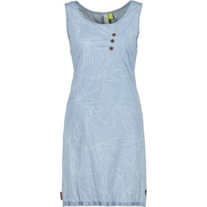 Niebieska sukienka Alife And Kickin mini bez rękawów w stylu casual