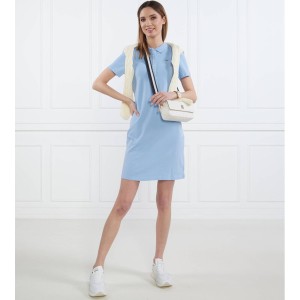 Niebieska sukienka Tommy Hilfiger prosta mini w stylu casual