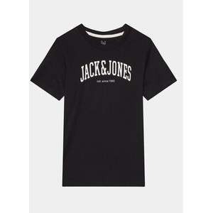 Czarna koszulka dziecięca Jack&jones Junior dla chłopców