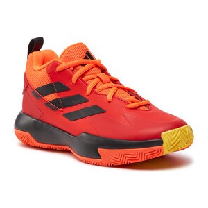 Czerwone buty sportowe dziecięce Adidas sznurowane