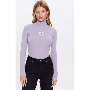 Fioletowy sweter Calvin Klein