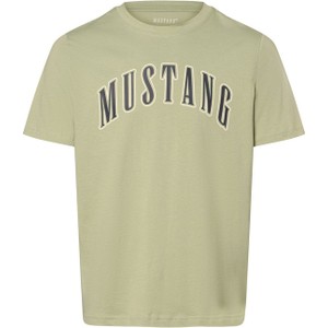 T-shirt Mustang z nadrukiem z bawełny
