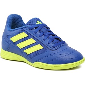 Niebieskie buty sportowe dziecięce Adidas sznurowane