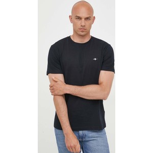 T-shirt Gant w stylu casual z krótkim rękawem