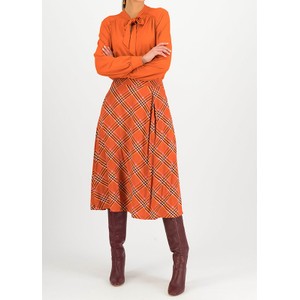 Pomarańczowa spódnica blutsgeschwister w stylu casual midi