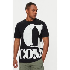 T-shirt C.P. Company z nadrukiem w młodzieżowym stylu z krótkim rękawem