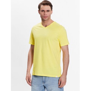 Żółty t-shirt United Colors Of Benetton z krótkim rękawem